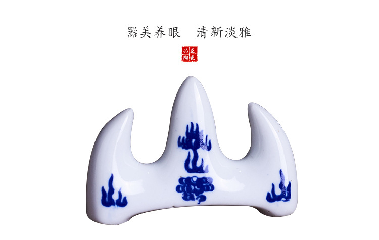 Jingdezhen Factory Direct Sales Ceramic Pen Holder Ceramic Pen Holder Calligraphy Materials Writing Brush Holder Pen Holder Art Supplies