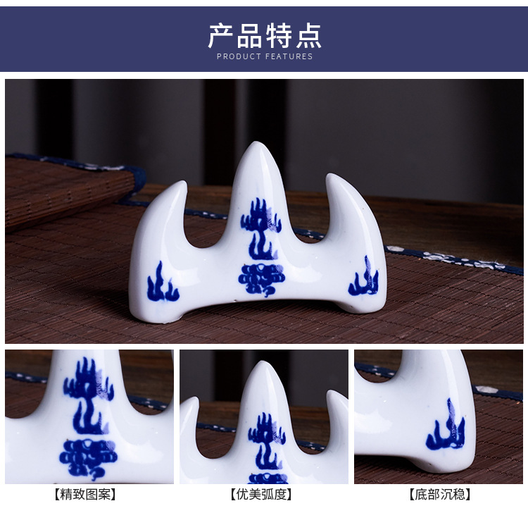 Jingdezhen Factory Direct Sales Ceramic Pen Holder Ceramic Pen Holder Calligraphy Materials Writing Brush Holder Pen Holder Art Supplies
