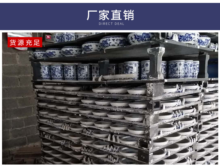 Jingdezhen Factory Direct Sales Ceramic Pen Holder Ceramic Pen Holder Calligraphy Materials Writing Brush Holder Pen Holder Art Supplies