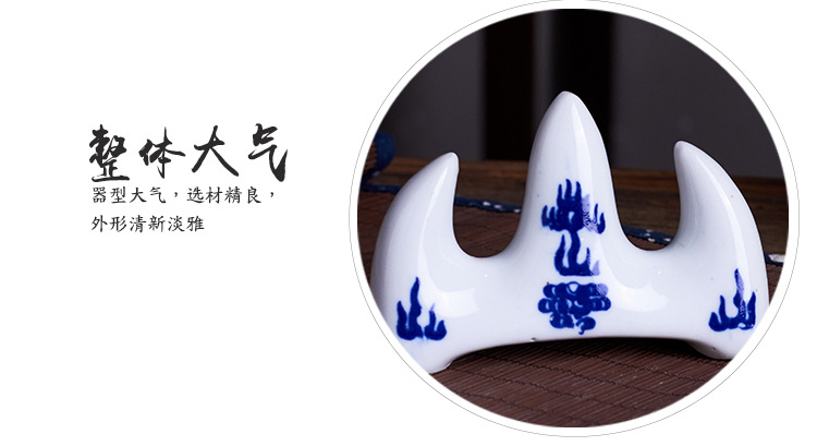Jingdezhen Factory Direct Sales Ceramic Pen Holder Ceramic Pen Holder Calligraphy Materials Writing Brush Holder Pen Holder Art Supplies