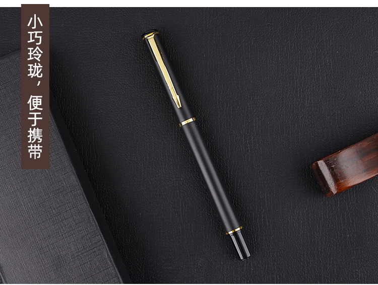 Portable Pen-Type Writing Brush Regular Script in Small Characters Pen Type Writing Brush Weasel's Hair Ink-Adding Tap Water Calligraphy Soft Writing Brush Set Can Be Sent on Behalf