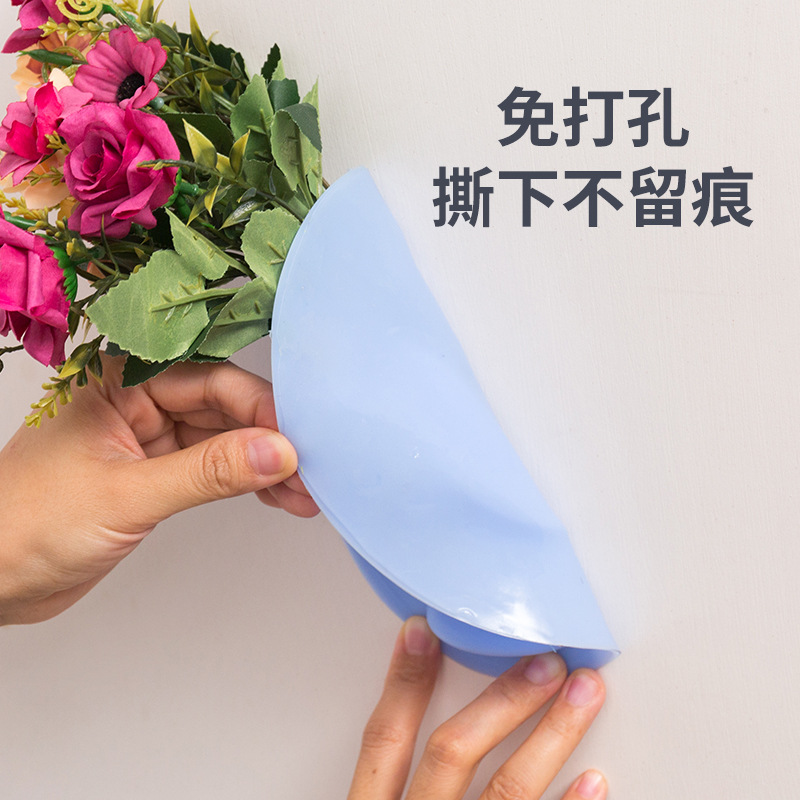 Amazon Silicone Wall Hanging Vase Keepmoving 1991 Wall Hanging Small Vase Plug Wall Decoration and Hanging Decoration Glass 3D Wall Sticker
