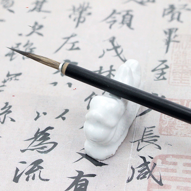 Large, Medium and Small GUI Pen Hook Line Leaf Vein Writing Brush Black Wooden Pole Weasel&#039;s Hair Delineating Brush Mouse Beard Painting Brush