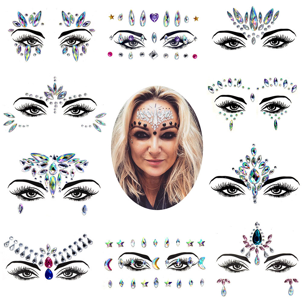 Cross-Border Hot Selling Face Diamond Sticker Acrylic Diamond Paste Diamond Sticker Face Stick-on Crystals Art Party Decoration Face Stick-on Crystals Diamond Sticker Cross-Border Hot Selling Face Diamond Sticker Acrylic Diamond Paste Diamond Sticker Face Stick-on Crystals Art Party Decoration Face Stick-on Crystals Diamond Sticker