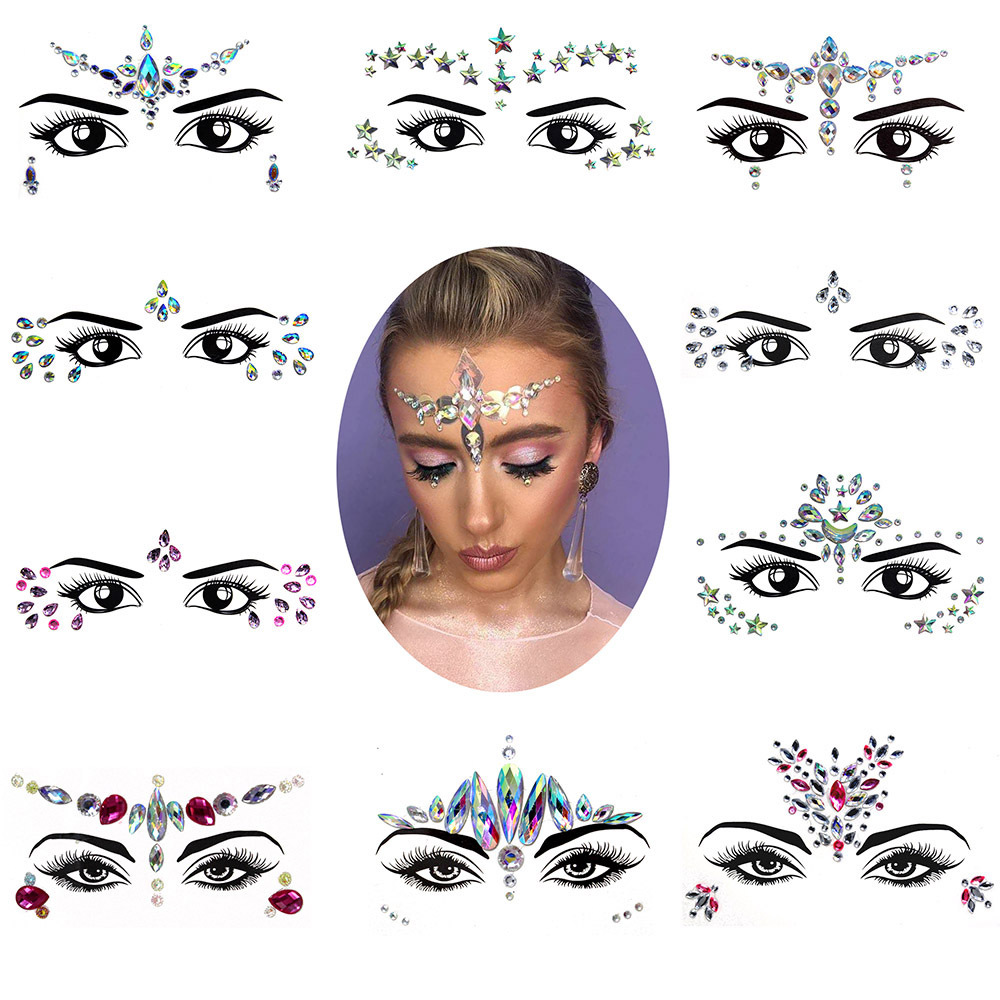 Cross-Border Hot Selling Face Diamond Sticker Acrylic Diamond Paste Diamond Sticker Face Stick-on Crystals Art Party Decoration Face Stick-on Crystals Diamond Sticker Cross-Border Hot Selling Face Diamond Sticker Acrylic Diamond Paste Diamond Sticker Face Stick-on Crystals Art Party Decoration Face Stick-on Crystals Diamond Sticker