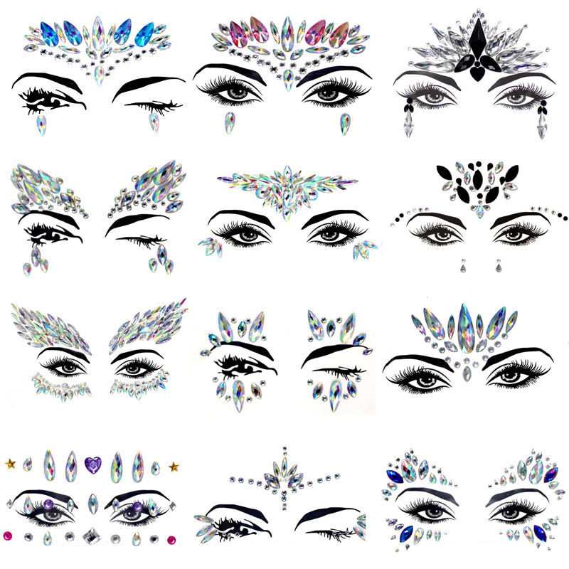 Cross-Border Hot Selling Face Diamond Sticker Acrylic Diamond Paste Diamond Sticker Face Stick-on Crystals Art Party Decoration Face Stick-on Crystals Diamond Sticker Cross-Border Hot Selling Face Diamond Sticker Acrylic Diamond Paste Diamond Sticker Face Stick-on Crystals Art Party Decoration Face Stick-on Crystals Diamond Sticker
