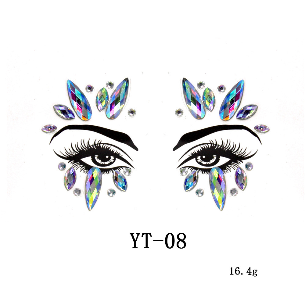 Cross-Border Hot Selling Face Diamond Sticker Acrylic Diamond Paste Diamond Sticker Face Stick-on Crystals Art Party Decoration Face Stick-on Crystals Diamond Sticker Cross-Border Hot Selling Face Diamond Sticker Acrylic Diamond Paste Diamond Sticker Face Stick-on Crystals Art Party Decoration Face Stick-on Crystals Diamond Sticker