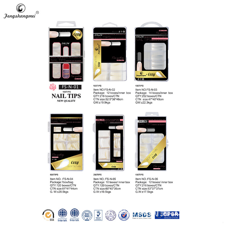 Direct Sales Transparent Lens Fake Nails Flat Head Semi-Nail Sticky Sand Dragon Nail Long Wear Nail Sticker DIY Decoration Nail Shaped Piece Foreign Trade
