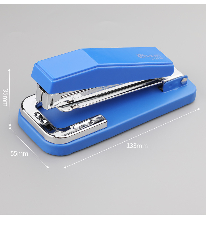 Chanyi 2414 Rotary Stapler 360 Degrees Student Large Effortless Stapler Middle Seam Book Stapler Office Supplies