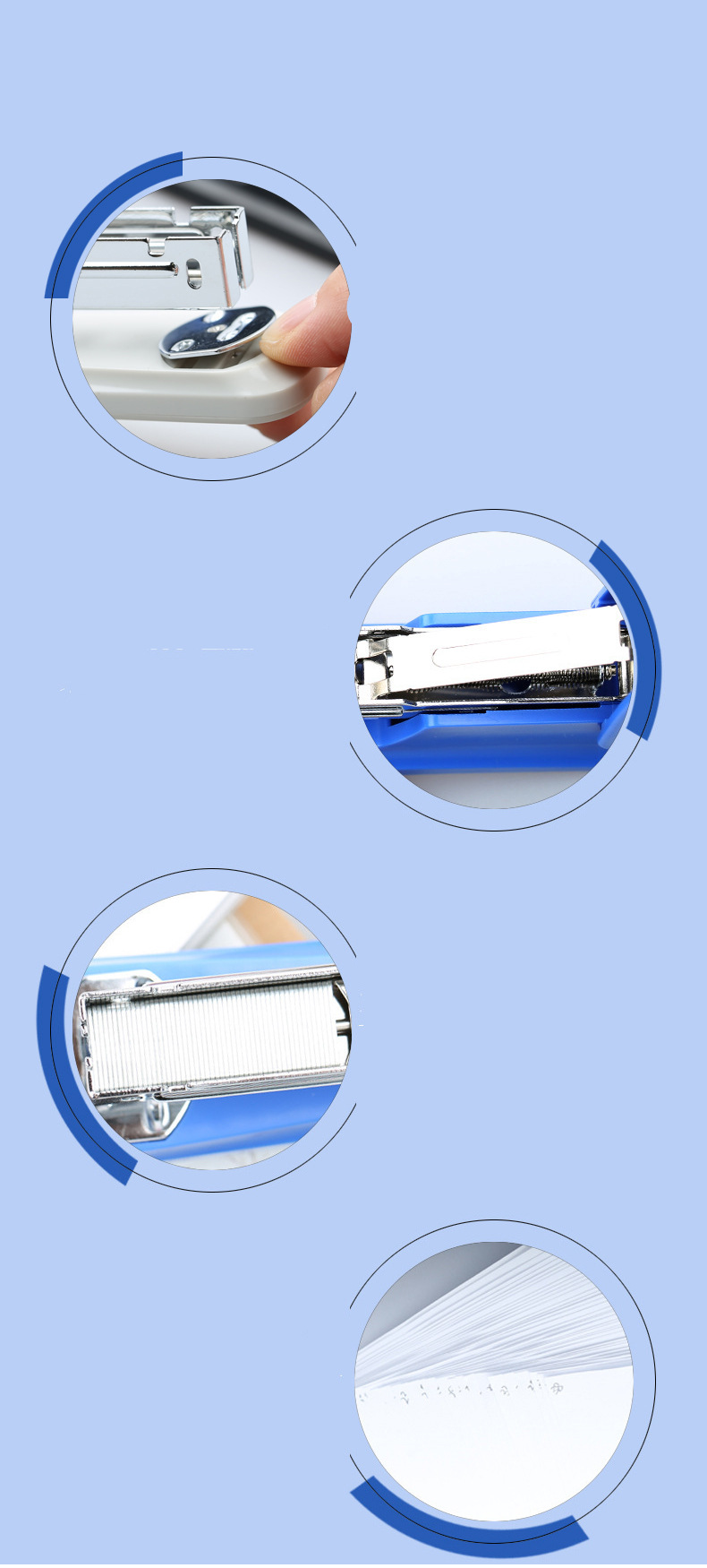 Chenguang Office Supplies Stapler No. 12 92723 Stapler Middle and Large Students Multi-Functional Classic Stapler