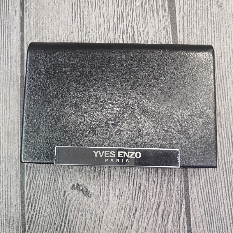 Business card case key ring ballpoint pen