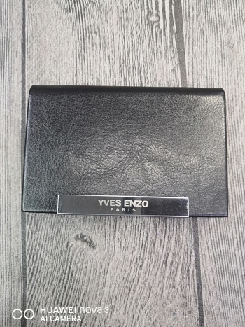 Business card case key ring ballpoint pen