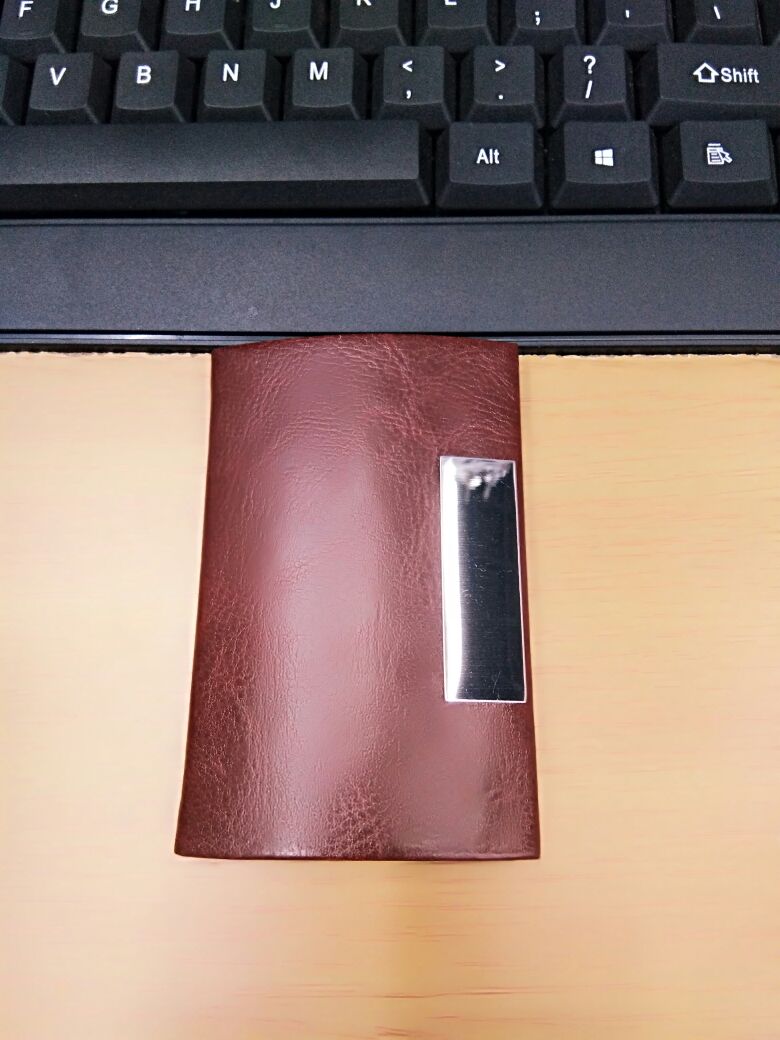 Card case + key chain + pen