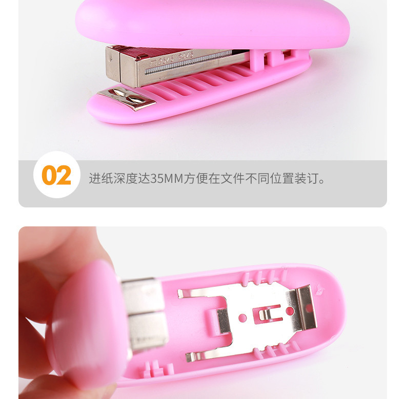 KW-Trio 5626 Portable Stapler 55 G1 Mini Stapler 24/6 Stapler 20 Pages Order Bookbinding Machine