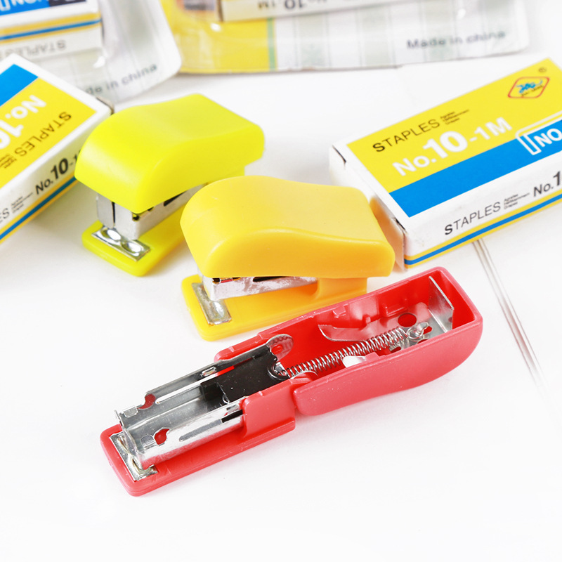Mini Stapler Small Stapler Student School Supplies Multifunctional Small Stapler Portable Stapler