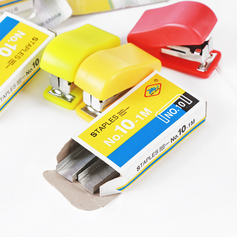 Mini Stapler Small Stapler Student School Supplies Multifunctional Small Stapler Portable Stapler