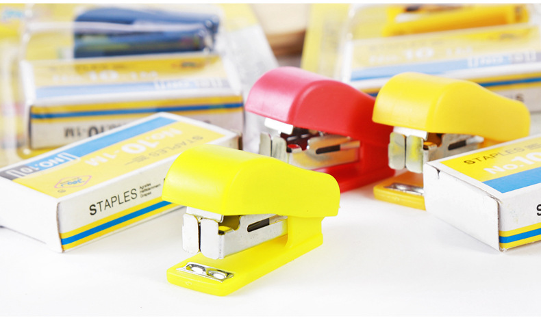 Mini Stapler Small Stapler Student School Supplies Multifunctional Small Stapler Portable Stapler