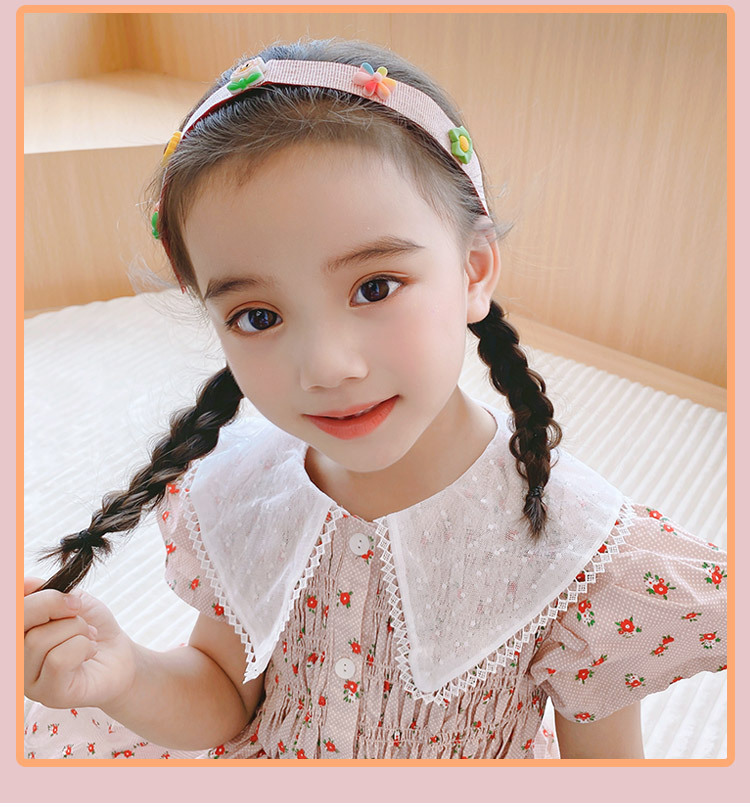Bang Sticker Children's Velcro Hairband Decoration Baby Bow Hair Accessories Post Little Girl Hair Patch Headband