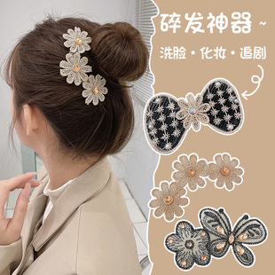 Bang Sticker Children's Velcro Hairband Decoration Baby Bow Hair Accessories Post Little Girl Hair Patch Headband
