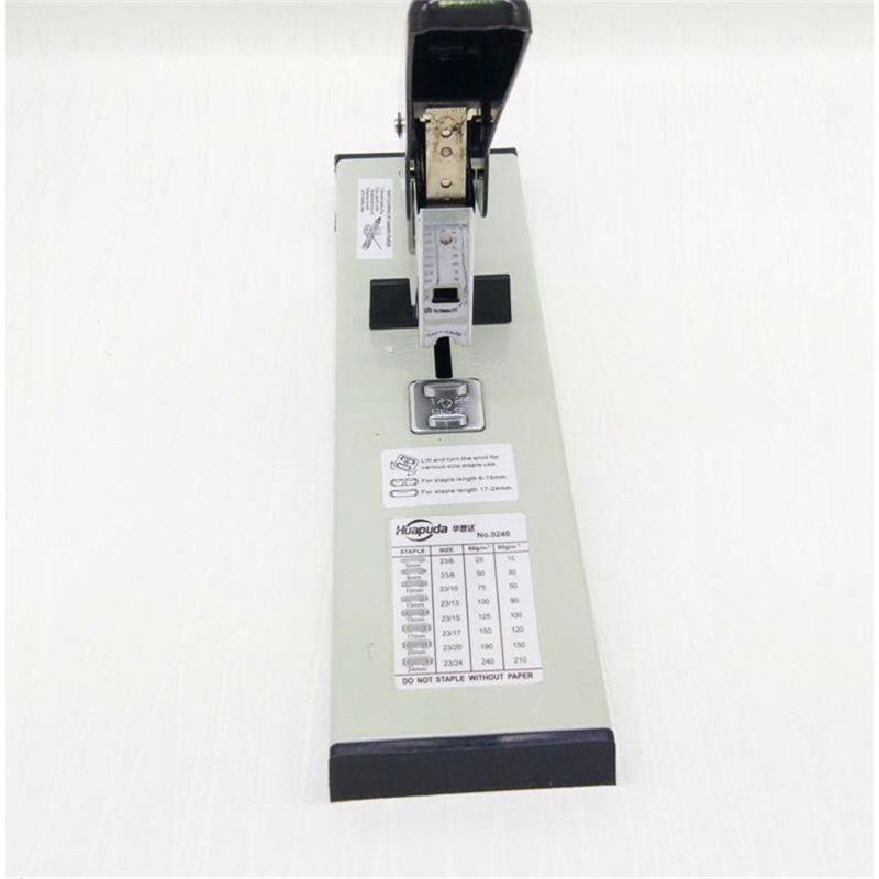 Exclusive for Cross-Border 240 Heavy Duty Stapler Huapod Extra Large Stapler Stapler Leather Stapler Generation Hair