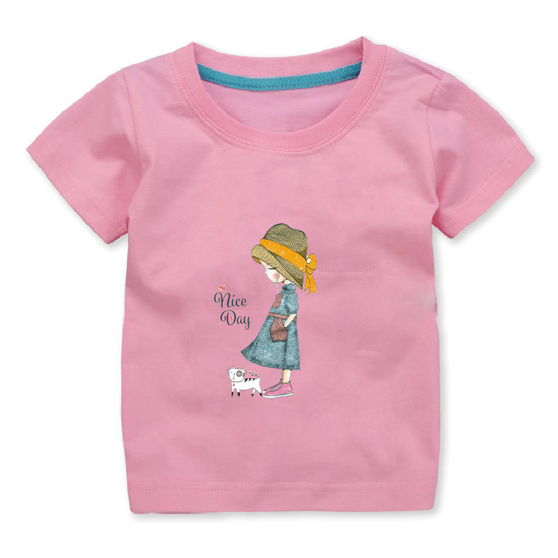 Cartoon Love Couple T-shirt Heat Transfer Offset Heat Transfer Pattern Custom DIY Clothes Sticker Ironing Decoration Applique