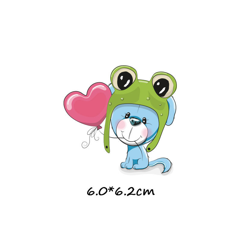 Cartoon Love Couple T-shirt Heat Transfer Offset Heat Transfer Pattern Custom DIY Clothes Sticker Ironing Decoration Applique