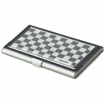 In Stock Wholesale New Fashion Stainless Steel Wenyige Printing Business Card Case Portable Waterproof Business Card Storage Box Customization