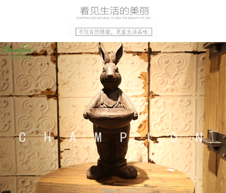 Outdoor Garden Kindergarten Lawn Decoration Compound Flower Pot Fruit Plate Business Card Case Creative Floor Landscaping Small Ornaments