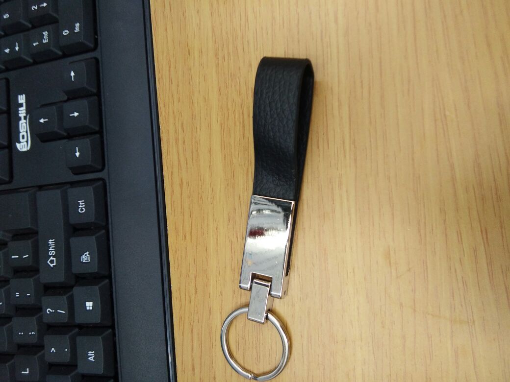 Card case + metal case + long leather key chain