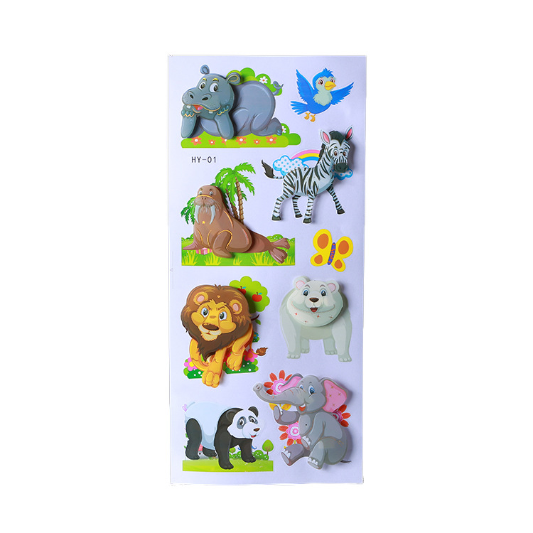 Animal Three-Dimensional Wall Stickers Special Decoration Children&#039;s Room Bedroom Living Room Mural Sticker Various Styles Large Quantity Excellent Price