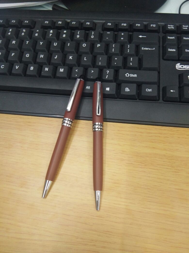 Card case key ring metal ballpoint pen