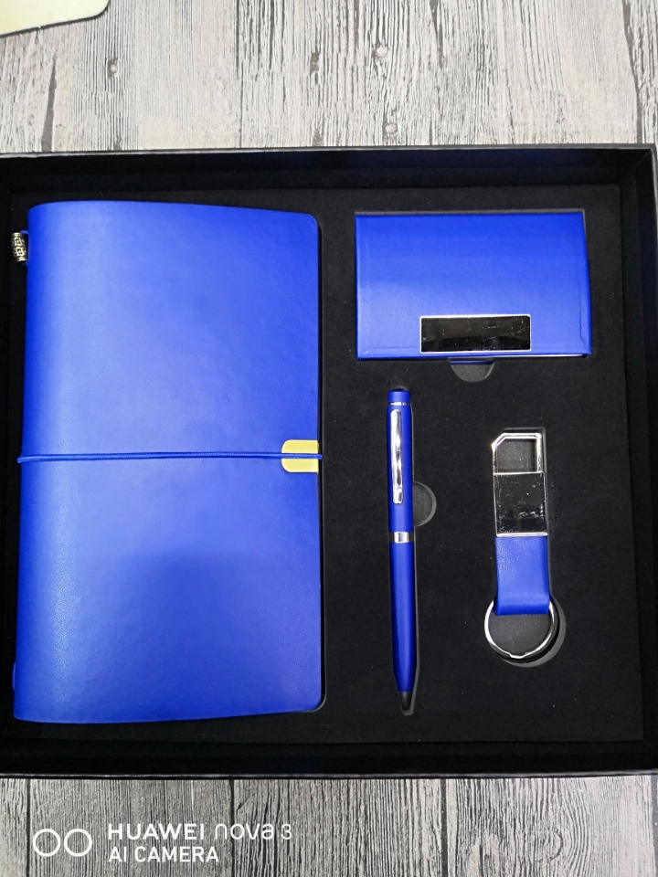Notebook Card Case Key Chain Metal Ballpoint Pen