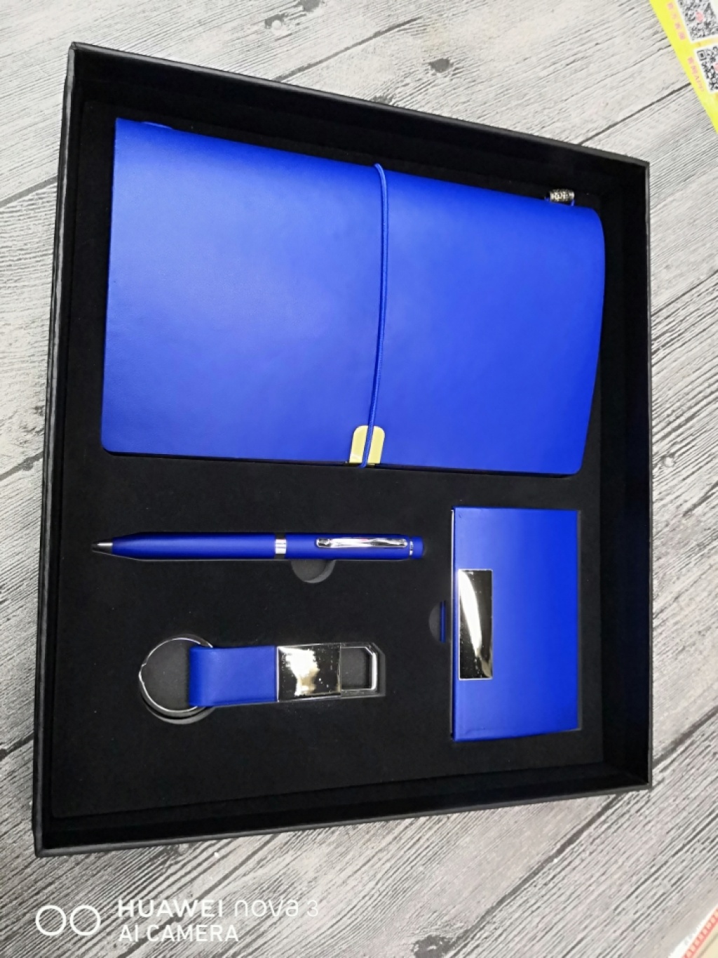 Notebook Card Case Key Chain Metal Ballpoint Pen