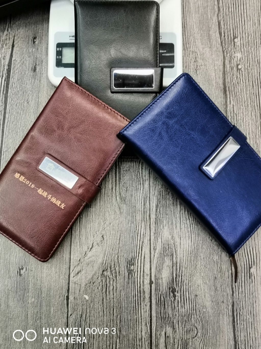 A6 Notebook Business Card Case Keychain Metal Ballpoint Pen