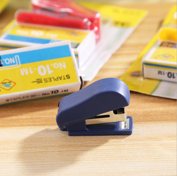 214 Mini Stapler Bookbinding Machine with Staple Stapler Kit Students Wholesale