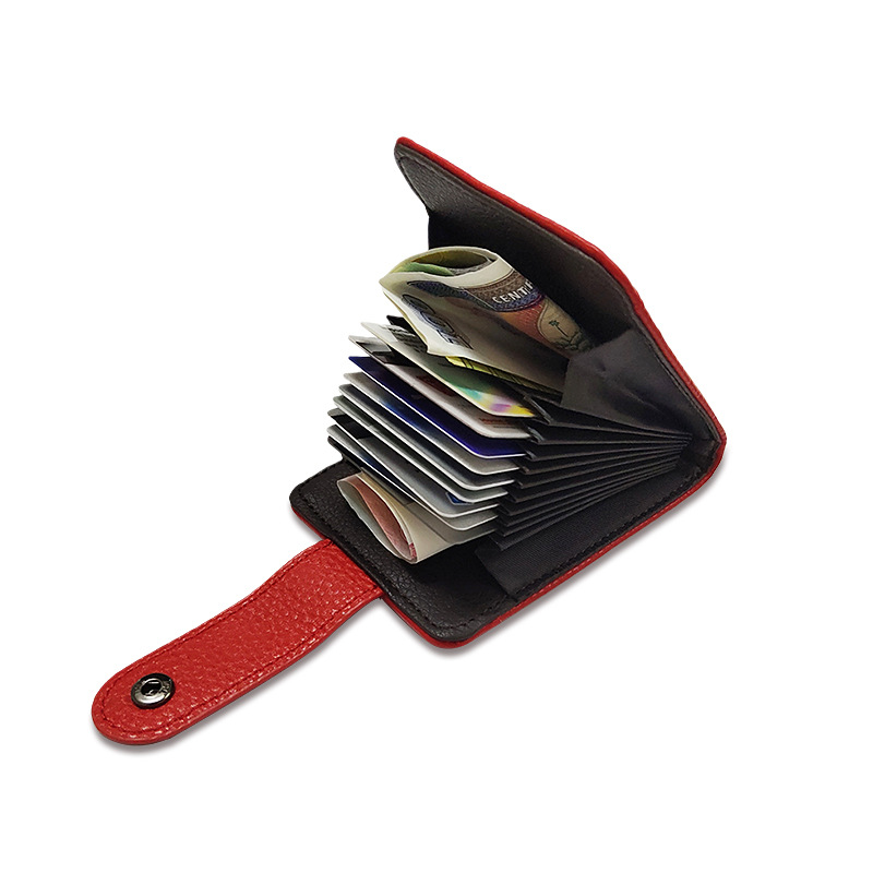 2021 New Expanding Card Holder Male Ladies Card Holder Bank Card Credit Card Small Wallet Multiple Card Slots Card Case