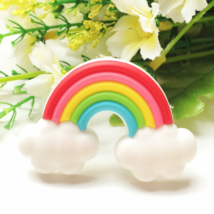Factory Promotion Nordic Home White Cloud Rainbow Moon Refrigerator Sticker and Magnet Sticker Decoration Message Sticker Children Whiteboard Sticker