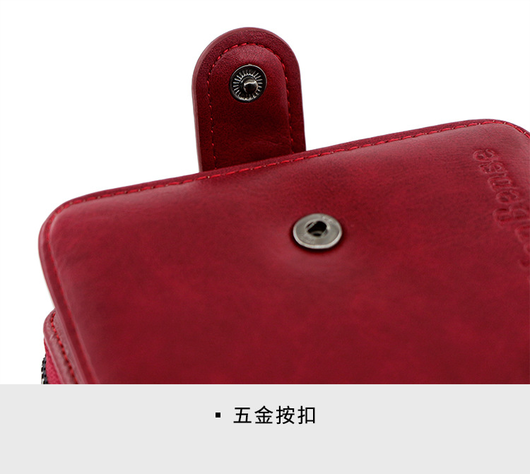 Menbense New Expanding Card Holder Short Wallet Fashion Multi-Card-Slot Plain Men Women Large Capacity Card Case