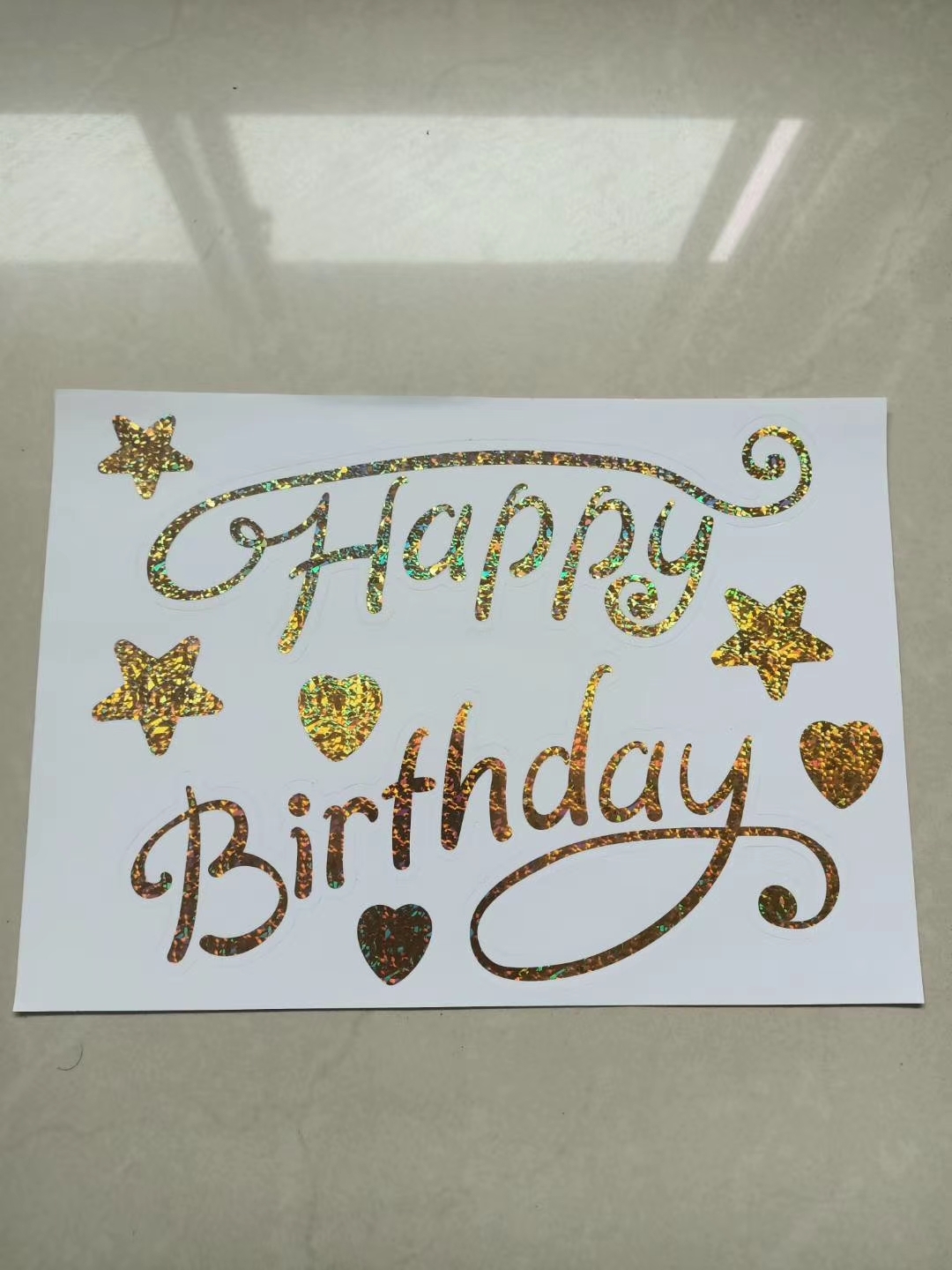 New DIY Balloon Bounce Ball Stickers Sticker Decoration Happy Birthday ILOVEYOU Stickers Wholesale