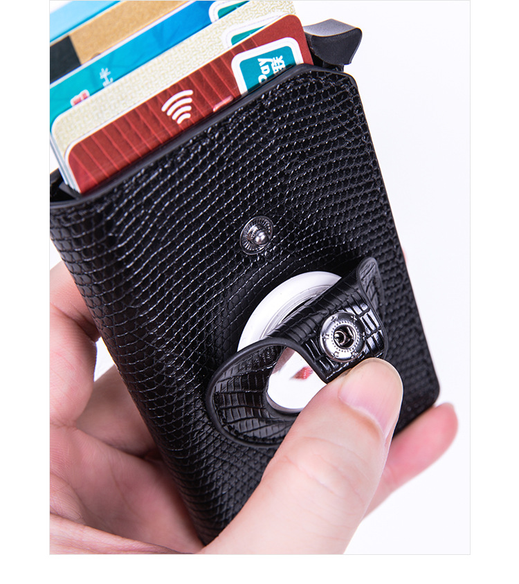 Card Holder Aluminum Anti-Theft Swiping Credit Card Box Shielded RFID Card Holder Card Case Apple Tracker Card Holder Aluminum Anti-Theft Swiping Credit Card Box Shielded RFID Card Holder Card Case Apple Tracker
