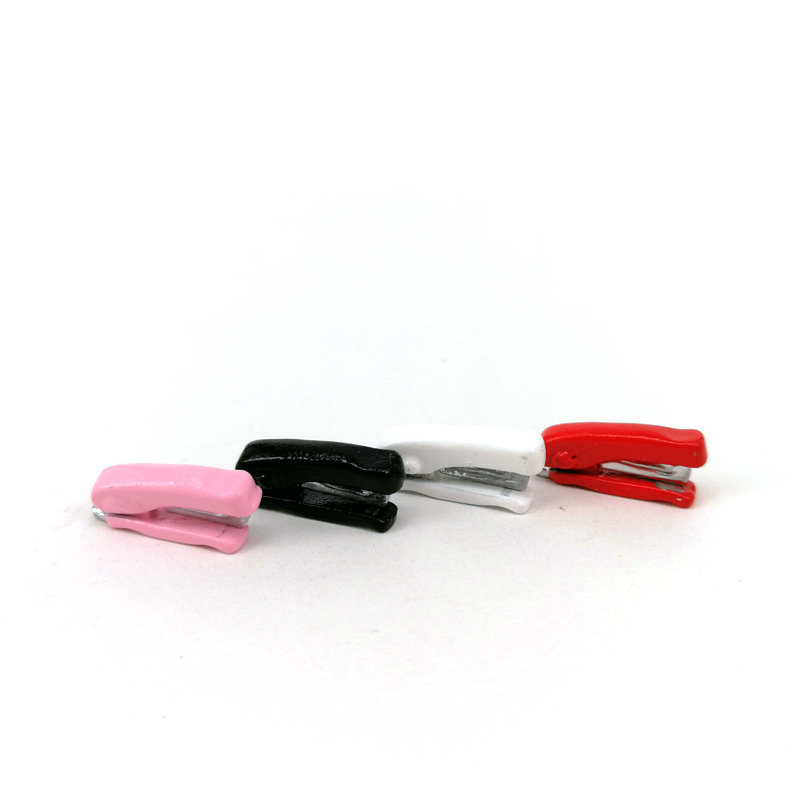 Dollhouse [Mini Book Stapler Stapler Model] Baby House Pocket Stationery DIY Accessory