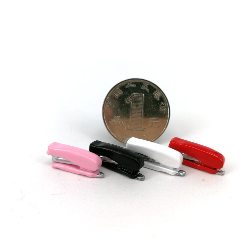 Dollhouse [Mini Book Stapler Stapler Model] Baby House Pocket Stationery DIY Accessory