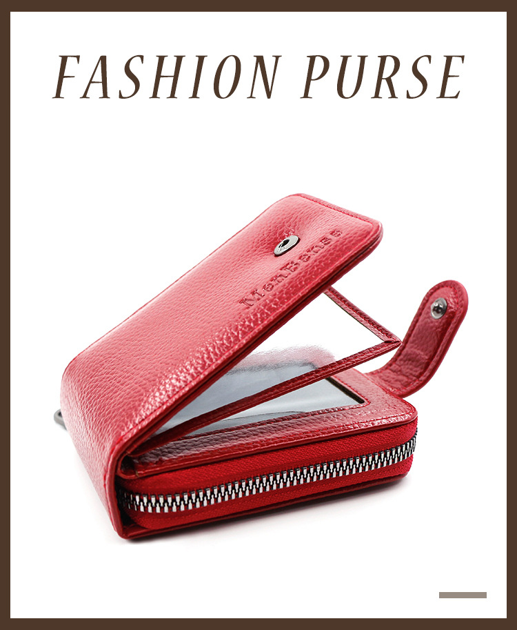 Factory Direct Supply New Expanding Card Holder Short Wallet Multiple Card Slots Lychee Pattern Men and Women Large Capacity Card Case Factory Direct Supply New Expanding Card Holder Short Wallet Multiple Card Slots Lychee Pattern Men and Women Large Capacity Card Case