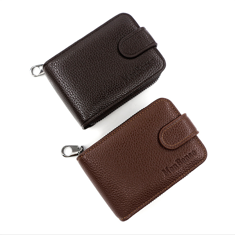 Factory Direct Supply New Expanding Card Holder Short Wallet Multiple Card Slots Lychee Pattern Men and Women Large Capacity Card Case Factory Direct Supply New Expanding Card Holder Short Wallet Multiple Card Slots Lychee Pattern Men and Women Large Capacity Card Case