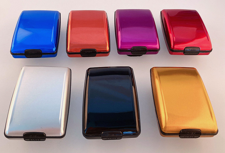 RFID Aluminum Wallet Multifunctional Wallet Aluminum Bank Credit Card Holder Wallet MultiColor Business Card Case RFID Aluminum Wallet Multifunctional Wallet Aluminum Bank Credit Card Holder Wallet MultiColor Business Card Case