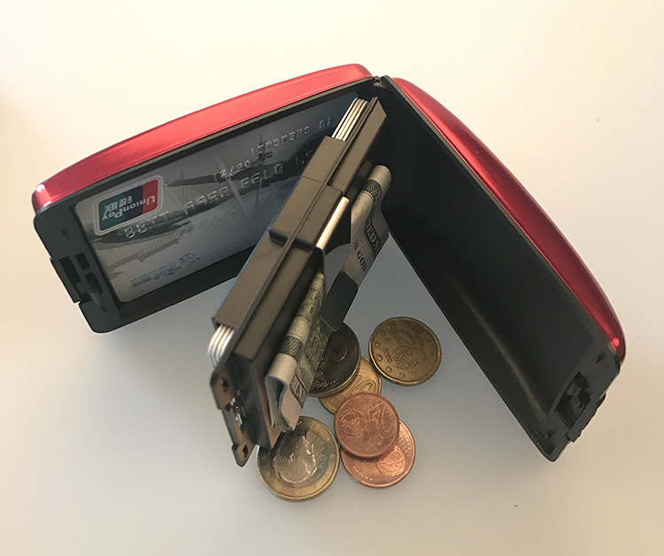 RFID Aluminum Wallet Multifunctional Wallet Aluminum Bank Credit Card Holder Wallet MultiColor Business Card Case RFID Aluminum Wallet Multifunctional Wallet Aluminum Bank Credit Card Holder Wallet MultiColor Business Card Case