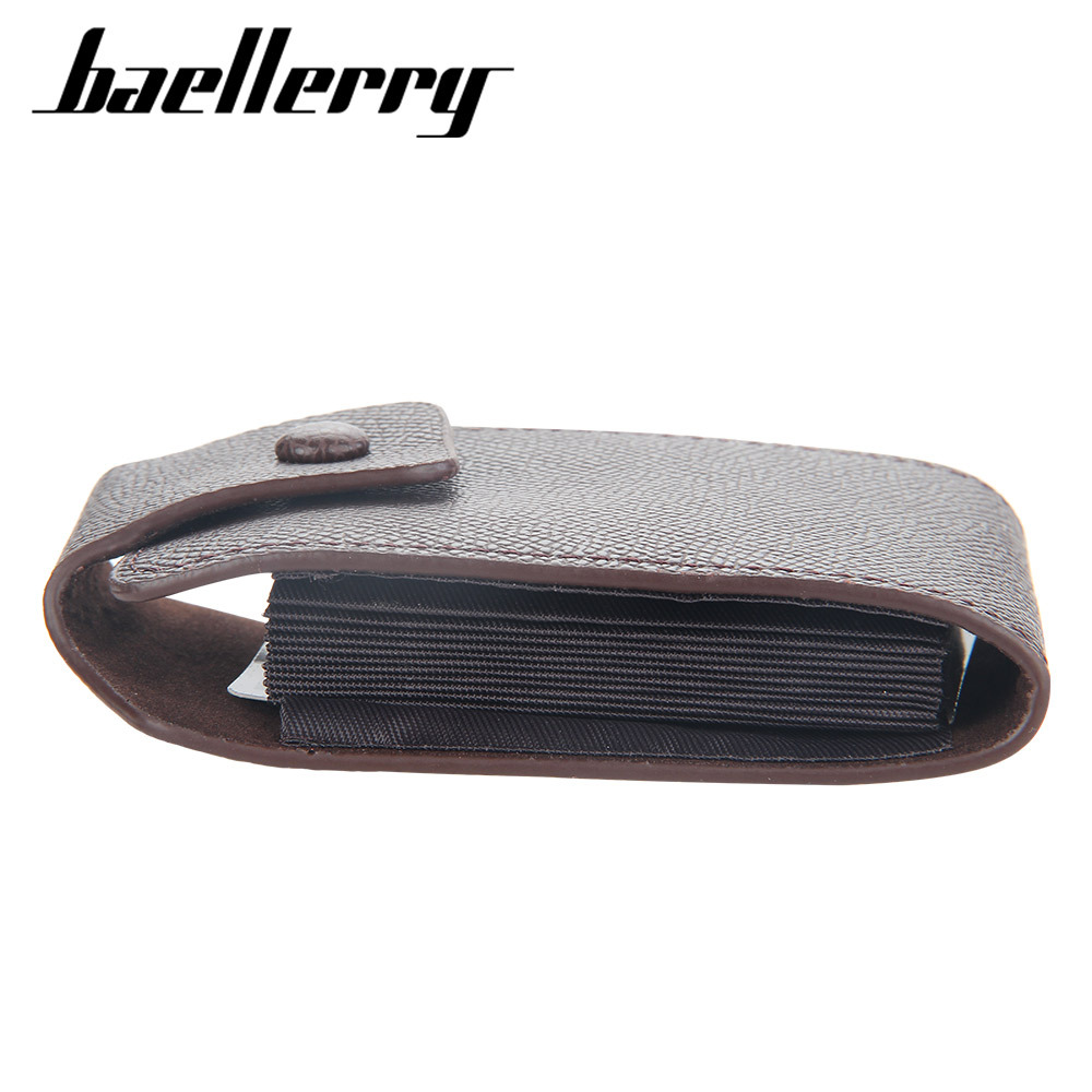 2021 New Multi-Functional Simple Logo-Free Men&#039;s Multiple Card Slots Card Holder Card Case Organ Small Card Holder in Stock Wholesale