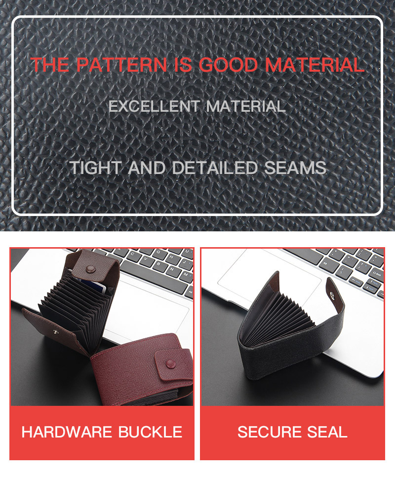 2021 New Multi-Functional Simple Logo-Free Men's Multiple Card Slots Card Holder Card Case Organ Small Card Holder in Stock Wholesale 2021 New Multi-Functional Simple Logo-Free Men's Multiple Card Slots Card Holder Card Case Organ Small Card Holder in Stock Wholesale