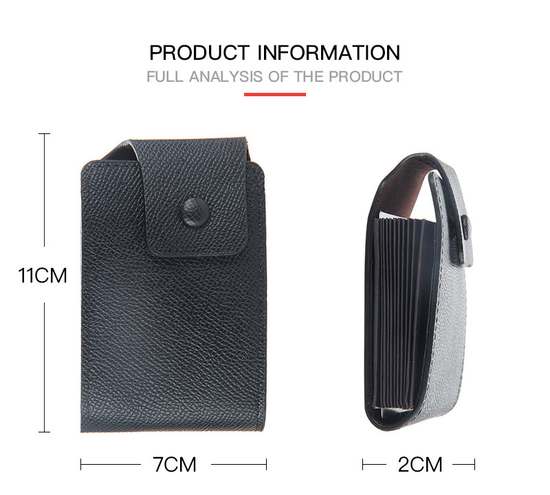 2021 New Multi-Functional Simple Logo-Free Men's Multiple Card Slots Card Holder Card Case Organ Small Card Holder in Stock Wholesale 2021 New Multi-Functional Simple Logo-Free Men's Multiple Card Slots Card Holder Card Case Organ Small Card Holder in Stock Wholesale