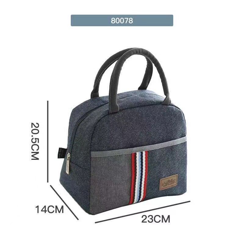 New Insulated Bag Portable Lunch Box Bag Outdoor Picnic Lunch Bag Shoulder Large Capacity Fresh-Keeping Customized Ice Pack